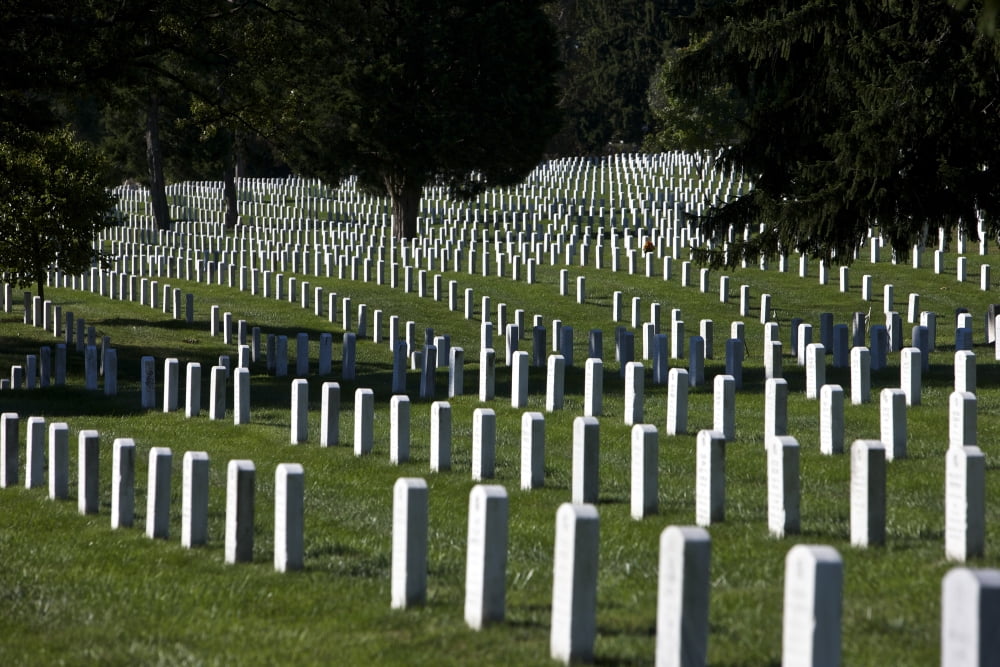 Arlington National Cemetery Arlington Virginia USA Canvas Art - Terry MooreStocktrek Images (35 x 23)