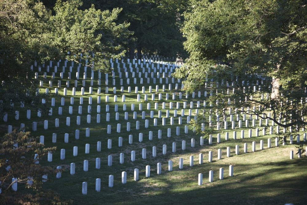 Arlington National Cemetery Arlington Virginia USA Canvas Art - Terry MooreStocktrek Images (35 x 23)