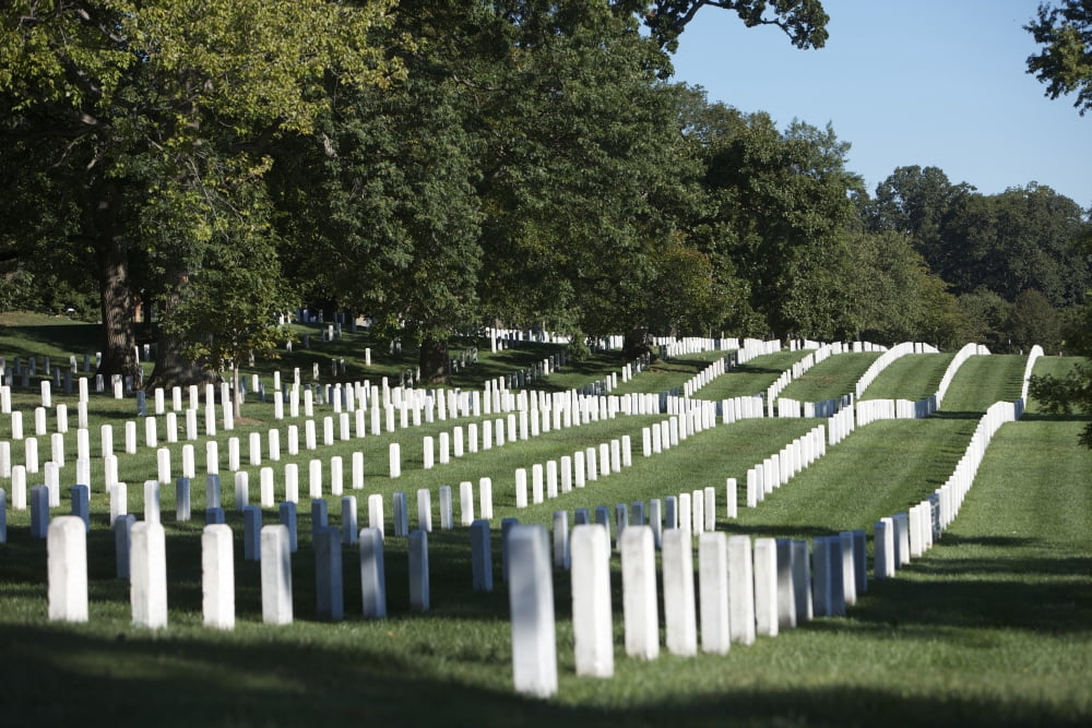Arlington National Cemetery Arlington Virginia USA Canvas Art - Terry MooreStocktrek Images (35 x 23)