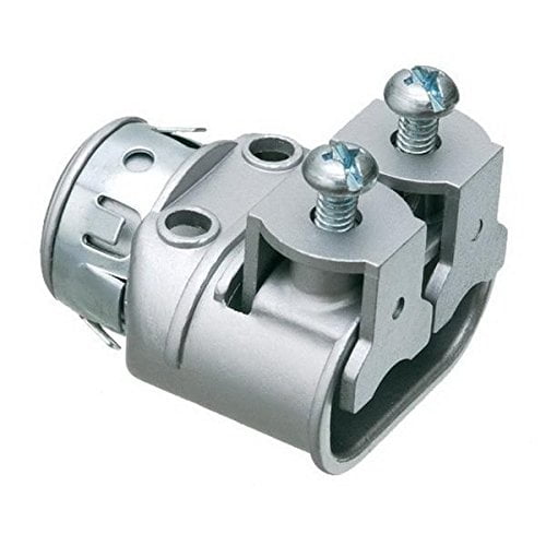 Arlington Duplex Saddlegrip Snap-Tite Connector, Flex/Ac/Mc, 3/8 In.