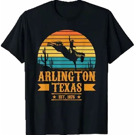 Arlington Texas Rodeo Rider Horse T-Shirt