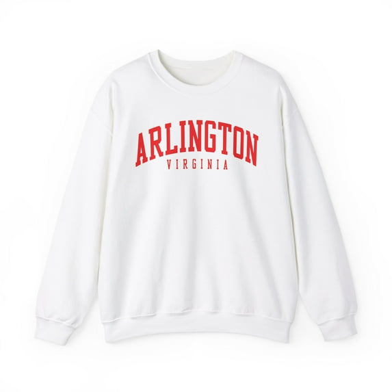Arlington Virginia VA Sweatshirt Gifts Crew Neck Shirt Long Sleeve Unisex