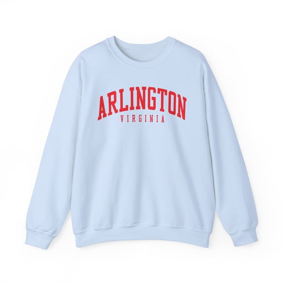 Arlington Virginia VA Sweatshirt Gifts Crew Neck Shirt Long Sleeve Unisex