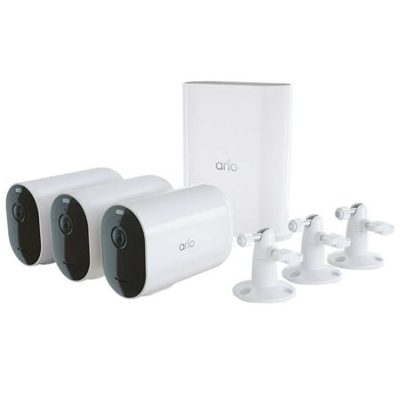 Arlo Pro 4 XL Spotlight 3 Camera Security Bundle
