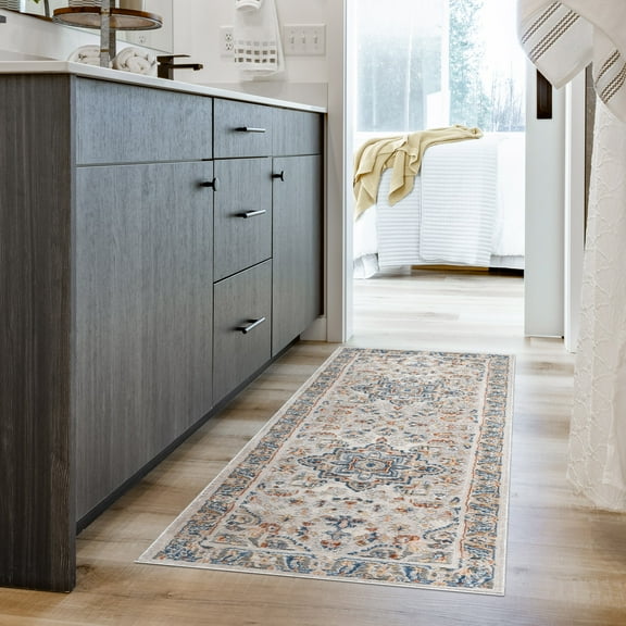 Arlo Afton Traditional Oriental Gray Area Rug, 2x6
