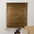 thumbnail image 1 of Arlo Blinds Cordless Java Deep Bamboo Roman Shades Blinds - Size: 34"W x 60"H, 1 of 6