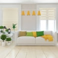 thumbnail image 1 of Arlo Blinds Cordless Zebra Roller Shades 22"W x 60"H, Cream Horizontal Window Blinds, 1 of 3