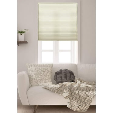 Arlo Blinds Single Cell Light Filtering Cordless Cellular Shades, Color: Cream, Size: 18"W x 60"H