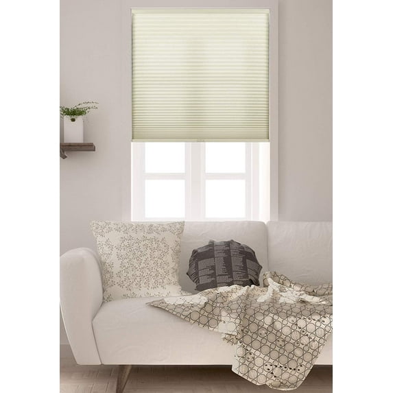 Arlo Blinds Cordless Light Filtering Cellular Shade, Cream, 65"W x 72"H