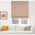 thumbnail image 1 of Arlo Blinds Thermal Room Darkening Fabric Roman Shades, Color: Oatmeal Textured, Size: 34"W X 60"H, Cordless Lift Window Blinds, 1 of 4