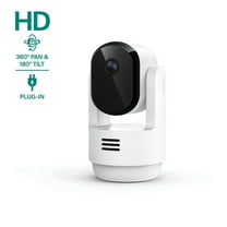 Arlo Essential Indoor Pan Tilt Security Camera (2025 Release) - 1080p HD Video, Wired Plug-in Power, 1-Cam