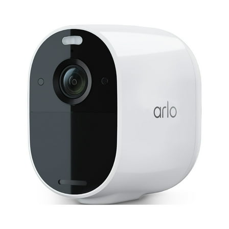 Arlo Essential Spotlight Camera - 1 Pack - Wireless Security, 1080p Video, Color Night Vision, 2 Way Audio, Wire-Free, Direct to WiFi No Hub Needed, Works with Alexa, White - VMC2030