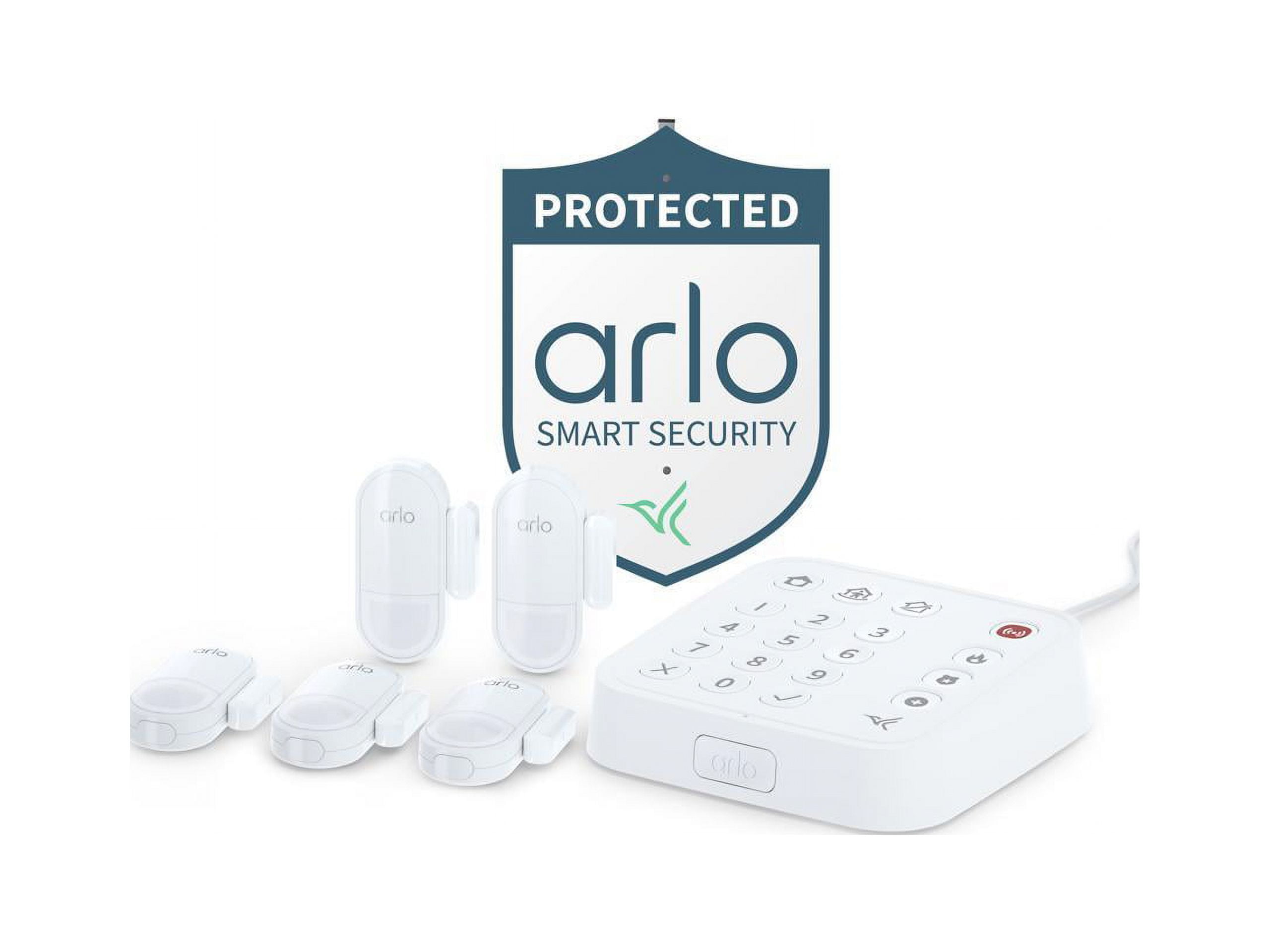 Arlo - Home Security System with Wired Keypad Sensor Hub and (5) 8-in-1 ...