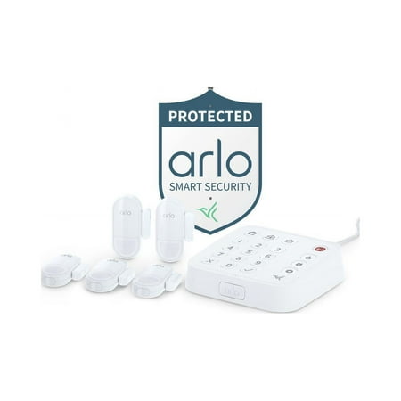 Arlo - Home Security System with Wired Keypad Sensor Hub and (2) 8-in-1 Sensors - SS1501-100NAS