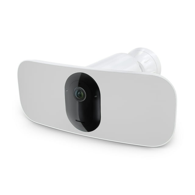 Arlo Pro 3 Floodlight Camera - Wireless Security, 2K Video & HDR, Color Night Vision, 2 Way Audio, Wire-Free, Direct to WiFi No Hub Needed, 160° View, Works with Alexa, White - FB1001