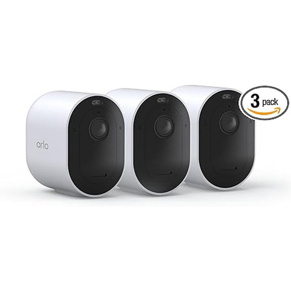 Arlo Pro 5S 2K XL Spotlight Camera Wireless Camera 3 Pack VMS4362P - White