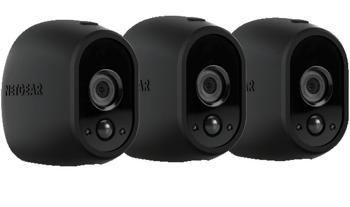 Arlo Protective Skins for Arlo Security Cameras - Set of 3 Skins - Black