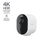 Arlo Ultra Add-On Security Camera 4K HDR 3rd Gen, 2025 Release - Wireless Outdoor Camera, Battery Powered, Requires SmartHub, 1-Cam