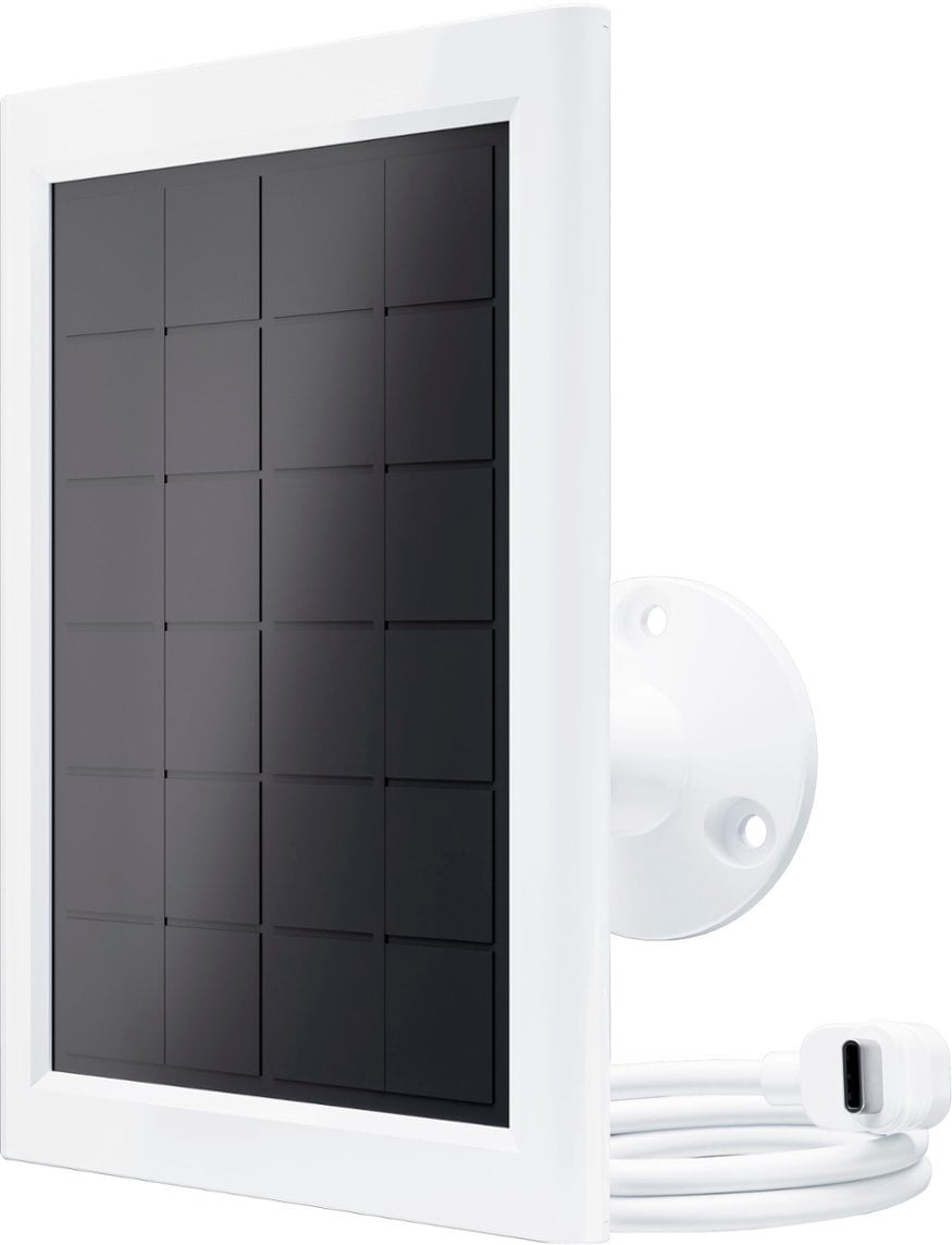 Arlo VMA660010000S - Mount Type Wall - White - Mounted Solar Panel Charger for Arlo Essential Outdoor Camera and Essential XL Outdoor Camera (2nd Generation)