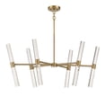 thumbnail image 1 of Arlon 12-Light LED Chandelier in Warm Brass, 1 of 5