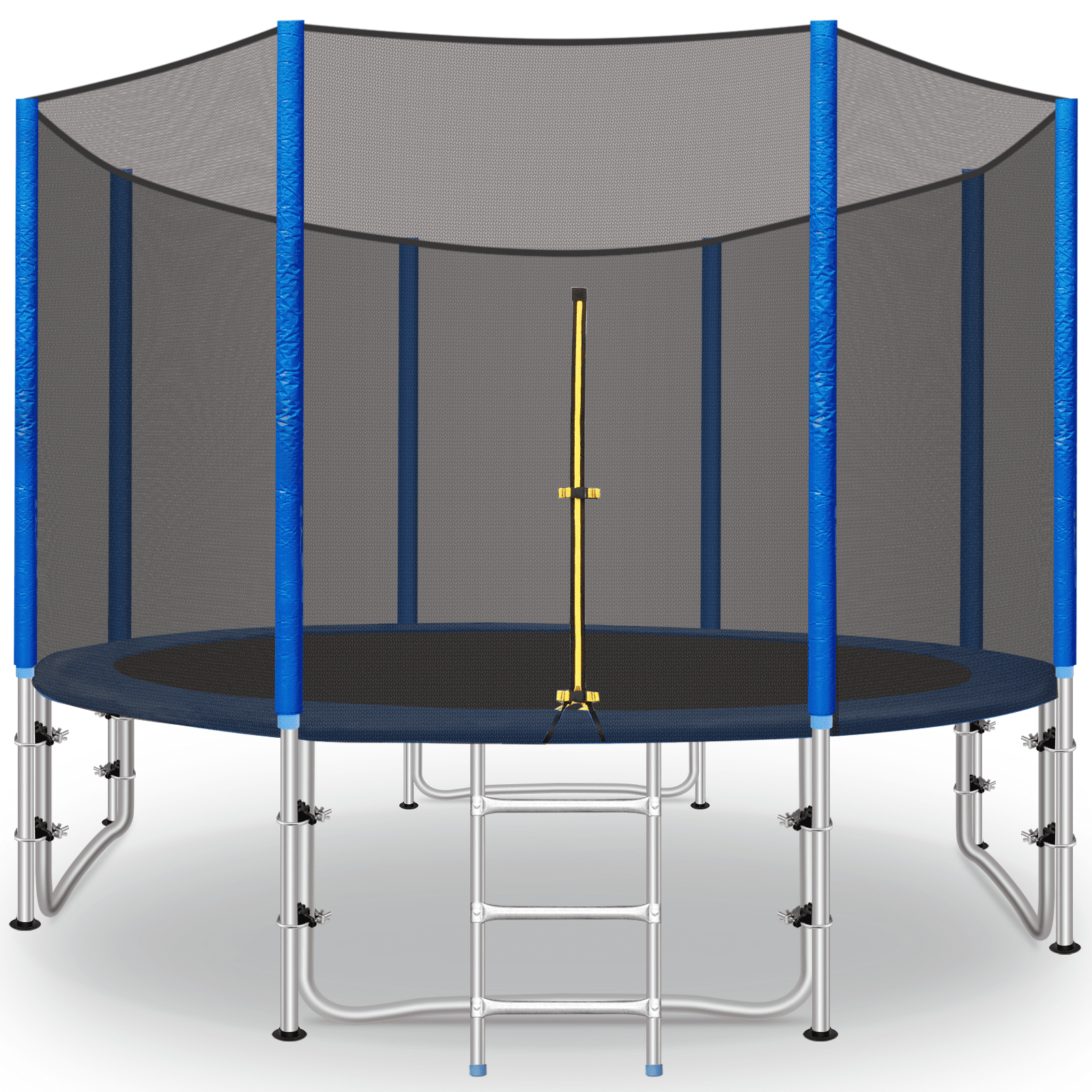 Arlopu 10FT Trampoline with Safety Enclosure Net for Kids & Adults