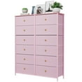 Arlopu 12 Drawer Dresser Tall Chest Organizer Unit Steel Frame and