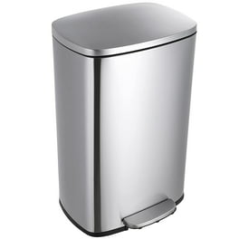 Mainstays 13.2 Gal /50 L Motion Sensor Kitchen Garbage Can, Silver