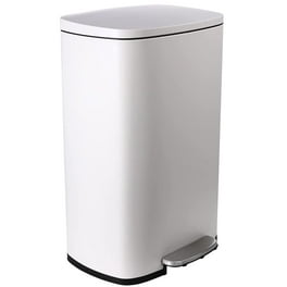 hOmeLabs 13 Gallon Automatic Trash Can for Kitchen - Stainless Steel  Garbage Can with No Touch Motion Sensor Butterfly Lid and Infrared  Technology with AC Power…