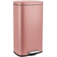thumbnail image 1 of Arlopu 8 Gallon Rectangular Kitchen Trash Can, Stainless Steel Step Trash Can with Soft-Close Lid for Bathroom, Living Room, 1 of 7