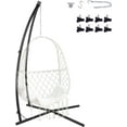 thumbnail image 1 of Arlopu Hammock Chair Stand, Heavy Duty Steel X Base Stand for Hanging Chair, Tree Tent, Air Porch, Lounger Swing, Indoor Outdoor Use, 330 lbs, 1 of 8