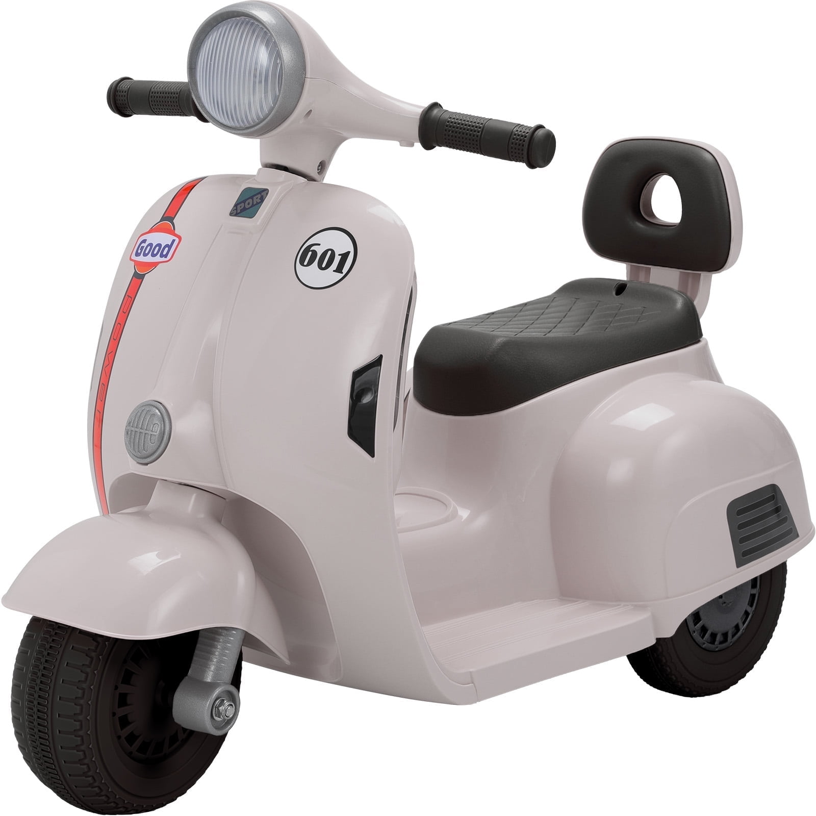 Arlopu Kids Ride-on ATV, Toddler Ride On Car Toy, Electric Motorcycle with 4 Wheels, Headlights & Music