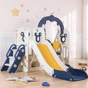 Arlopu Kids Slide & Swing Set, Large Toddler Slide Climber Playset w/ Ball & Basketball Hoop, Storage Space, Anti-Slip Steps, Indoor Outdoor Playground Toy for Boys & Girls 2+ Years