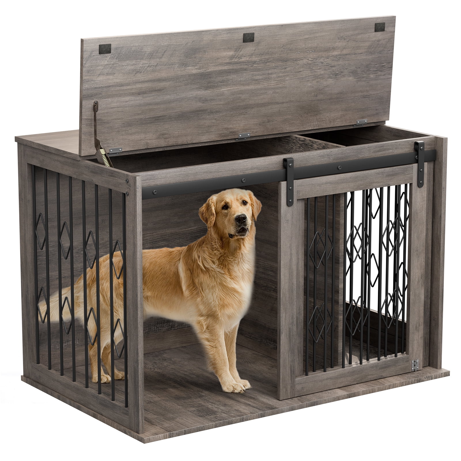https://i5.walmartimages.com/seo/Arlopu-Large-Dog-Crate-Furniture-Sliding-Barn-Door-Wooden-Indoor-Kennel-Flip-top-39-4-Heavy-Duty-Modern-Cage-End-Table-Detachable-Divider-Small-Mediu_6f9c11c1-59d1-4bfa-a9ac-89cff9ce5bb1.60c9c1cdb774ced747c3169b011ca849.jpeg