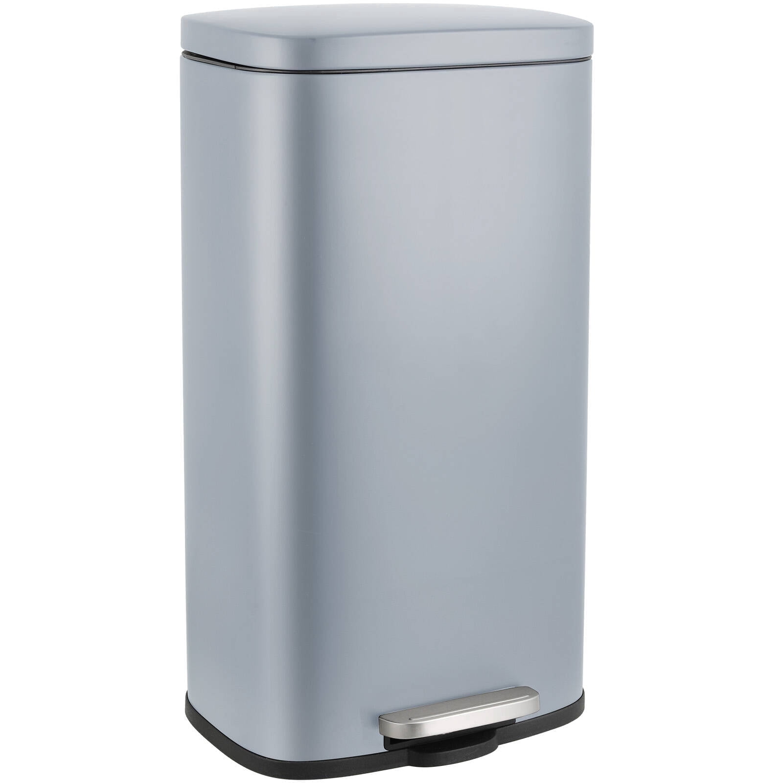 Arlopu Trash Can 13.2 Gallon Stainless Steel Kitchen Step Trash Can with Lid, Fingerprint-Proof