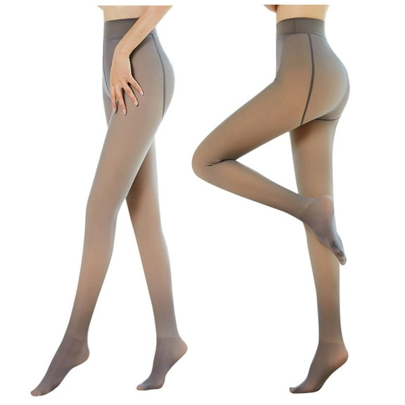 Arlun,2PC Womens 300g Thick Translucent Tights Stocking High Waisted Warm Stretchy Fitted Comfy Tights New for Autumn and Winter Silver3 One Size