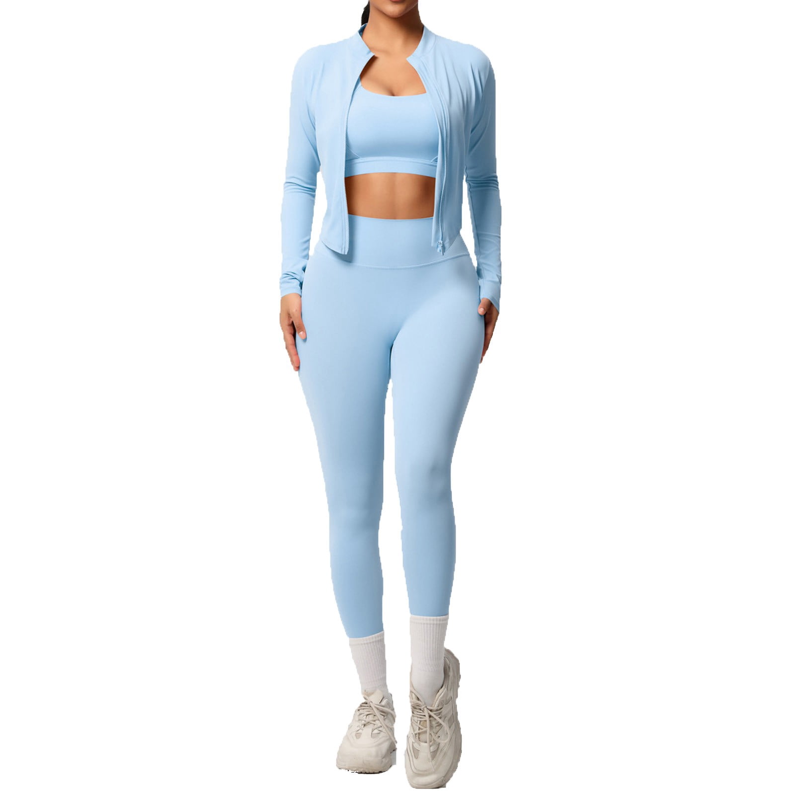 Arlun 3 Piece Workout Sets for Women,Soft Comfy Yoga Sports Bras ...