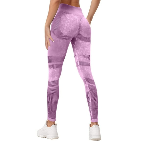 Arlun Cellulite Leggings Womens Lifting Tummy Control Resistance Band Leggings Soft Comfortable Breathable 3D Compression Legging Pink M