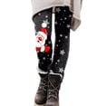 thumbnail image 1 of Arlun Christmas Leggings for Women 2025 Ugly Xmas Fashion Full Print Elastic High Waist Casual Pants Soft Comfy Ankle Seasonal Printed Leggings Black3 XXL, 1 of 5