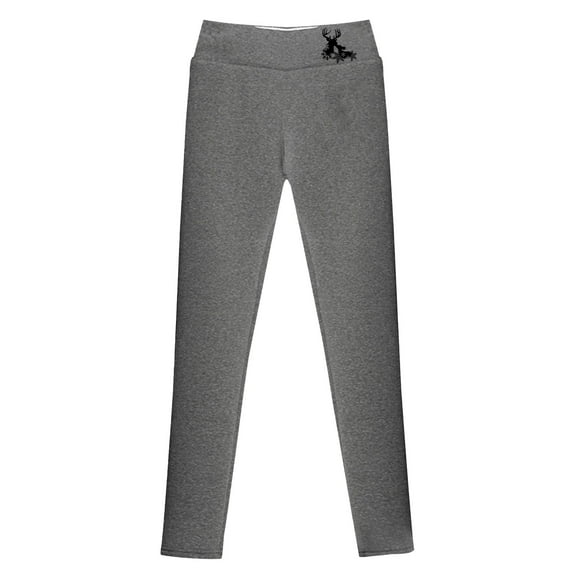 Arlun Fleece Lined Leggings Womens Winter Warm Thick Stretchy Soft Comfortable Thermal Sherpa Pants Oversized Solid Color Elastic High Waist Slim Fitted pants Grey XL