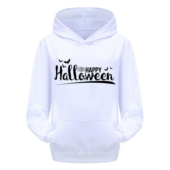 Arlun Girls Smile Long Sleeve Hoodies Cute Loose Letter Printed Heart Graphic Sweatshirts Tops Casual Baggy Comfortable Drawstring Pullover with Pocket White2 3-4Years