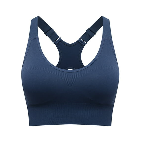 Arlun High Impact Sports Bras For Women Racerback Push Up Full Coverage Running Bras Workout Crop Tank Tops Longline Sports Bralettes Navy XXXL