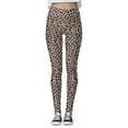 thumbnail image 1 of Arlun Leopard Print High Waisted Leggings for Women Tummy Control Lifting Stretchy Yoga Pants Smooth Soft Comfort Sports Fitness Tight Trousers for Casual Daily Wear 2-Grey L, 1 of 6
