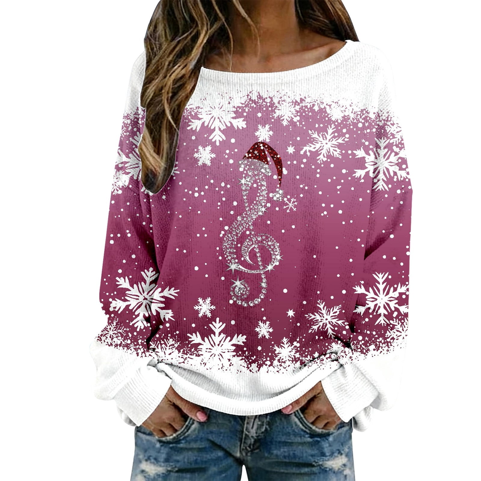 long sleeve plus size wool knitted Christmas women casual midi autumn winter Sweater dress