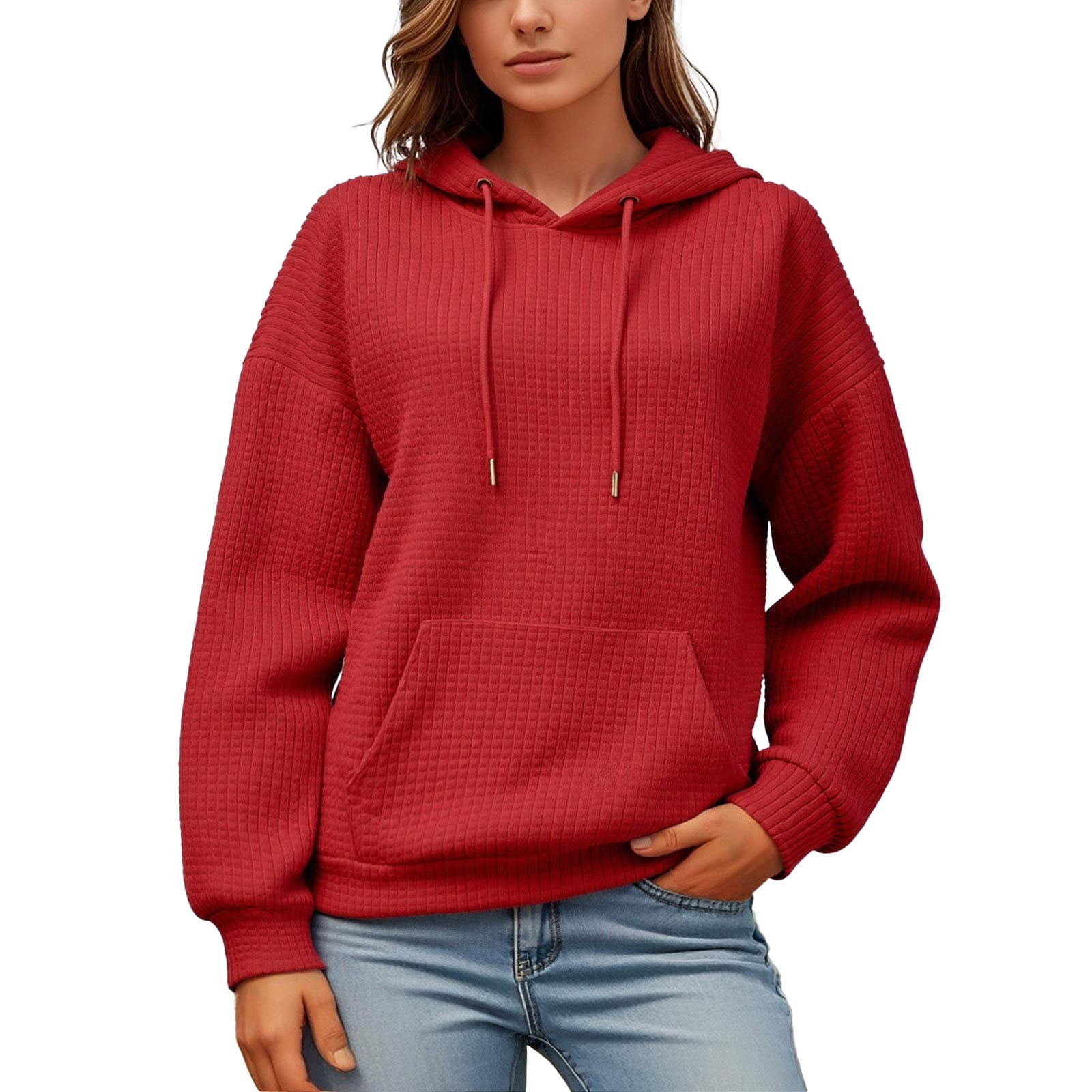 LNWUY Men's Plus Size Hooded Sweatshirt Casual Long Sleeve Drawstring Pullover Sweaters Trendy Fall Hoodie Pocket Tops White Xxl