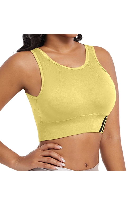 ,Verafits Bras,Liftcharm Comfortable Breathable Bust Lifting Shaping Bra,Oversized Comfy Stretchy Corrector Bras for Older Women 2-Yellow XL