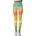 thumbnail image 1 of Arlun Women's 3D Color Graphic Digital Printing and Stylish Print Leggings Stretch High Waisted Straight Slim Fit Tights Pants Thin Comfortable Breathable Yoga Fitness Pants Yellow XL, 1 of 4