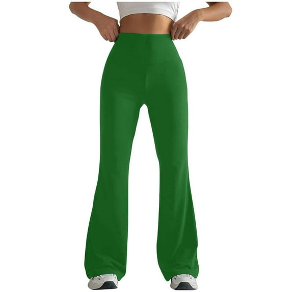 Safuny Women's Workwear Cargo Pants With Pcoket Girls Solid Color Teen Relaxed High Waist Trousers Trendy Casual Comfy Zipper Button Army Green M