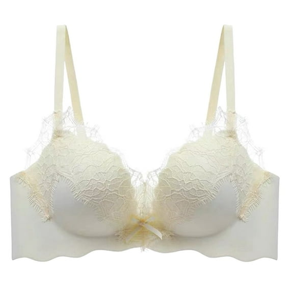 Arlun Women's Lace Push up Bras Elegant Hand-Shaped Thick Padded Extra Lift Full Coverage Bralettes Deep V Smooth Seamless Soft Comfortable Bra for Everyday Wear OTHER 34