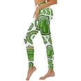 thumbnail image 1 of Arlun Women's St Patrick's Day Leggings Irish Green Festival Pattern Printed High Waisted Tights Trendy Lifting Slim Fitted Workout Fitness Yoga Pants Green M, 1 of 5
