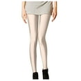 thumbnail image 1 of Arlun Women's Thin Yoga Leggings Fashion Stretchy Straight Slim Fitted Candy Neon Colors Yoga Pants Lightweight Soft Comfy Elastic High Waist Casual Legging White XL, 1 of 3